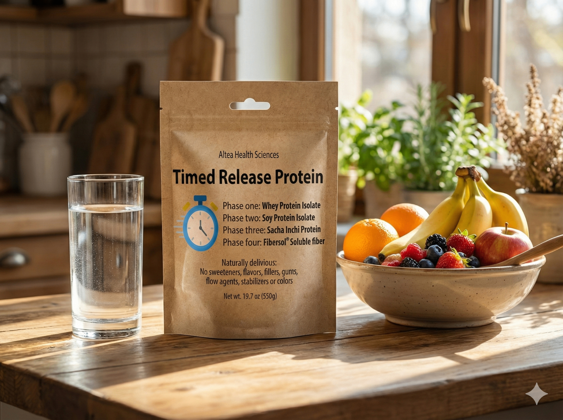 Timed-Release Protein powder - sustained amino acid delivery whey protein formula